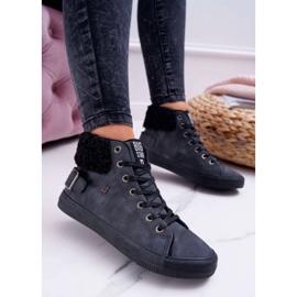 Women's Sneakers Big Star High Warm Black EE274080 1