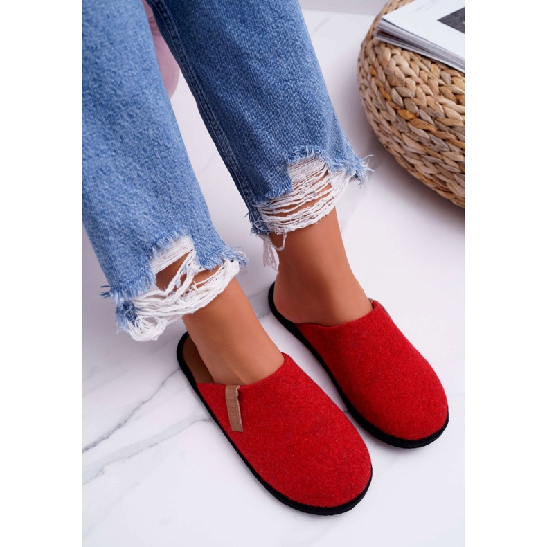 Women's Home Slippers Big Star Red D267865A 1