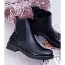 EVE Women's Booties Jodhpur Black 8BT35-1489 2