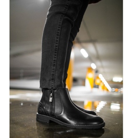 Men's Boots Leather Big Star Black EE174287 1 Men's Boots Leather Big Star Black EE174287 1