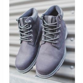 Men's Hiking Boots Leather Big Star Black EE174228 1