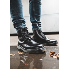 Men's Hiking Boots Leather Big Star Black EE174268 1 Men's Hiking Boots Leather Big Star Black EE174268 1