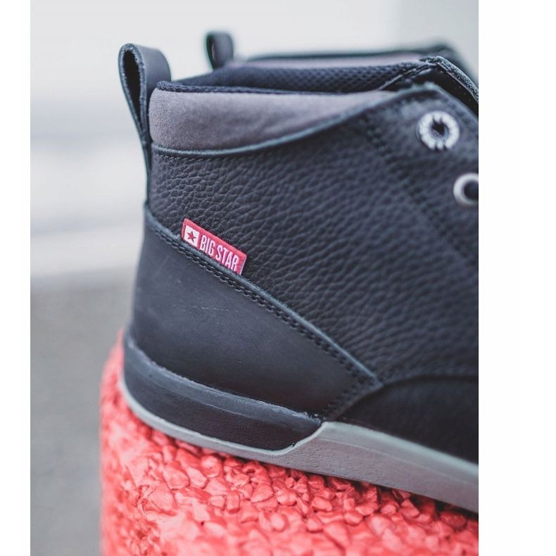 Men's Boots Leather Big Star Black EE174197 1