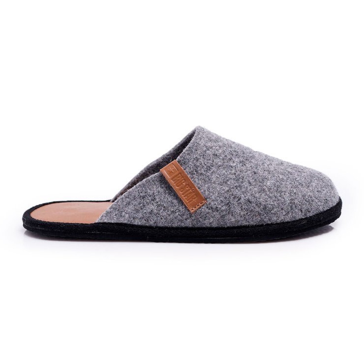 Men's Home Slippers Big Star Gray D167177A grey 1
