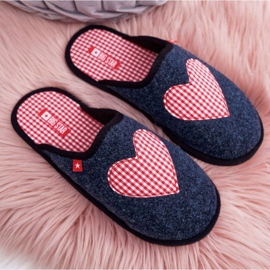 Women's Home Slippers Big Star Navy Blue D267800A 1