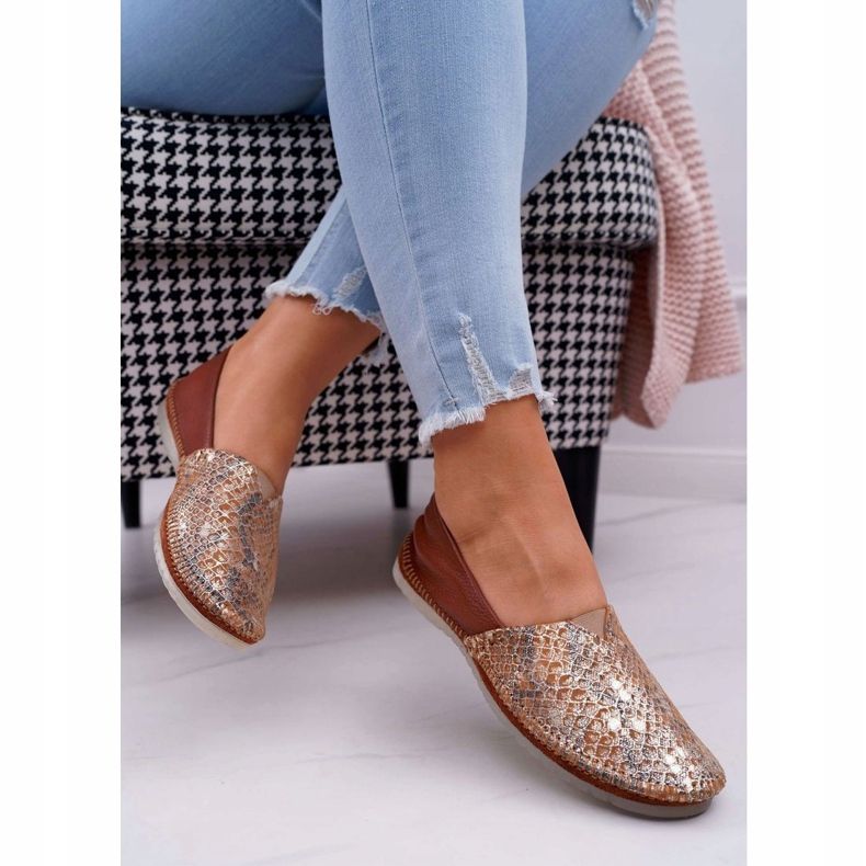 Women's brown ballerinas Maciejka 1930A-29 / 00-6 1