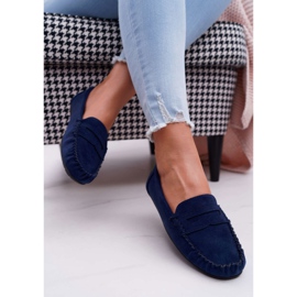 SEA Women's Loafers Navy Blue Suede Bolero 2 SEA Women's Loafers Navy Blue Suede Bolero 2
