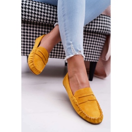 SEA Women's Yellow Loafers Suede Bolero 2