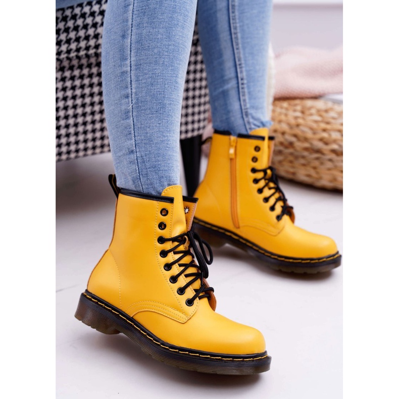 SEA Women's Boots Trappers Yellow Gangsta 1 SEA Women's Boots Trappers Yellow Gangsta 1
