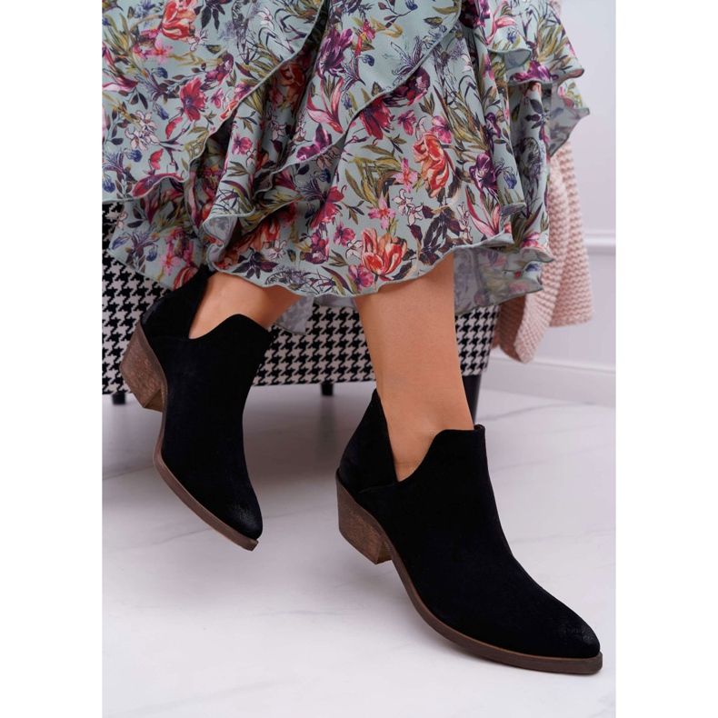 Nicole Women's Boots Black Spring Leather Anabella 2 Nicole Women's Boots Black Spring Leather Anabella 2