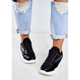 BUGO Women's Sport Shoes Lacquered Black Wenson 2