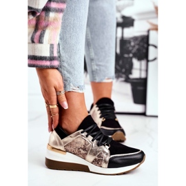 Nicole Women's Sneakers Golden Natural Leather Coledo 2