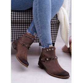 Women's Boots Beige Velor Exquisite 1172 2 Women's Boots Beige Velor Exquisite 1172 2