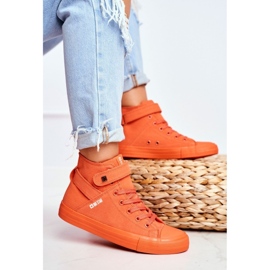 Women's Sneakers Big Star Orange FF274583 1 Women's Sneakers Big Star Orange FF274583 1