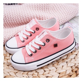 Children's Sneakers Big Star Salmon FF374204 ['pink'] pink 1
