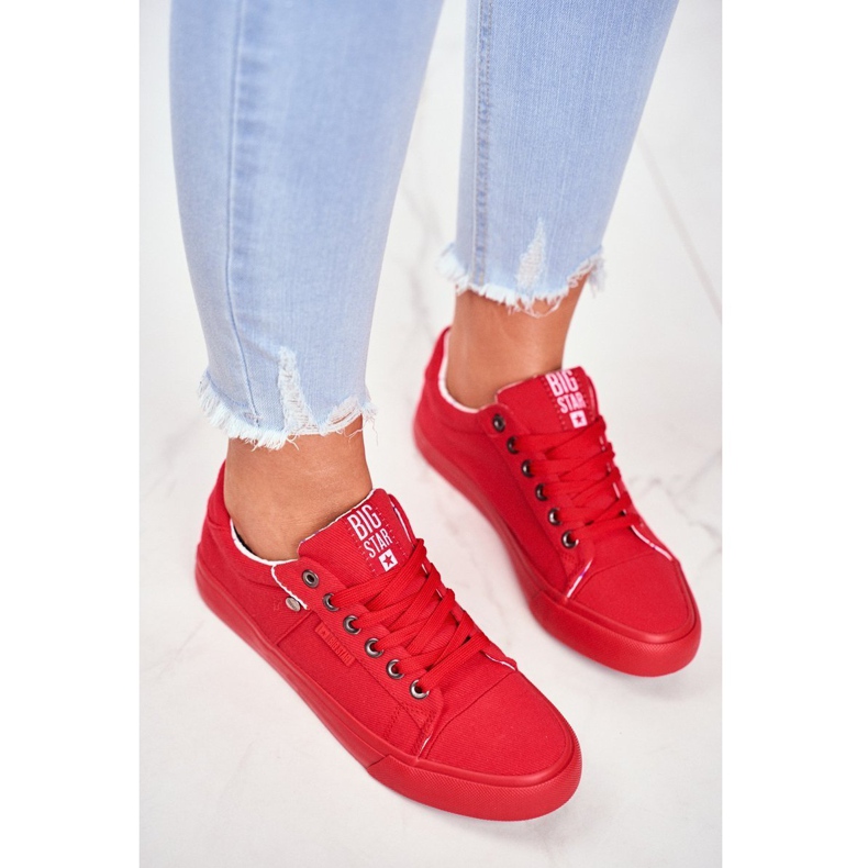 Women's Sneakers Big Star Red AA274514 1 Women's Sneakers Big Star Red AA274514 1