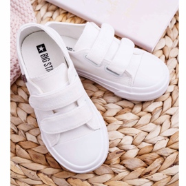Children's Sneakers Children's Big Star With Velcro White FF374096 2 Children's Sneakers Children's Big Star With Velcro White FF374096 2