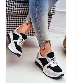 Sport Shoes Women's Leather Sneakers Nicole 2468 Besty white black 2 Sport Shoes Women's Leather Sneakers Nicole 2468 Besty white black 2
