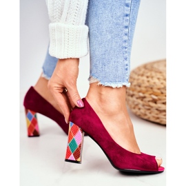 Women's Pumps Sergio Leone Suede Fuchsia PB135 Be Mine! pink 2