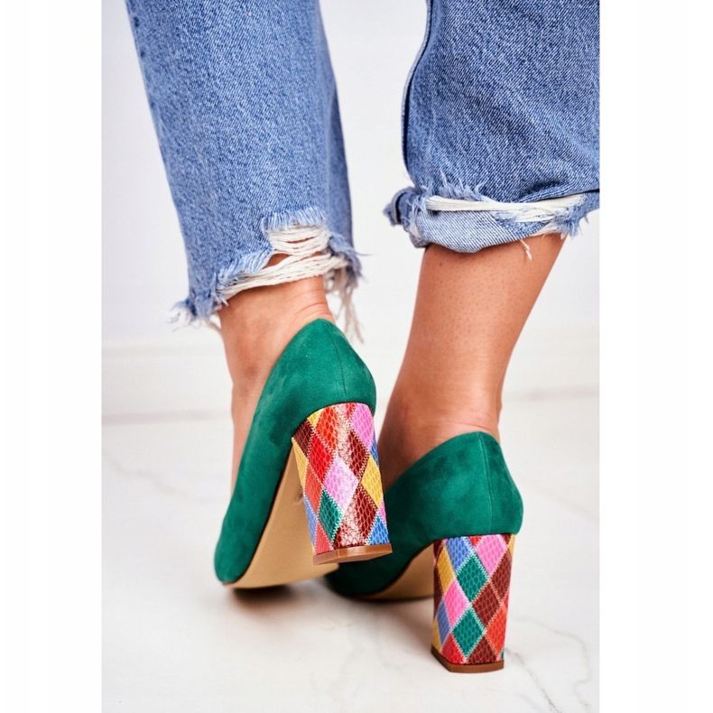 Women's Pumps Sergio Leone Suede Green PB135 Be Mine! 2 Women's Pumps Sergio Leone Suede Green PB135 Be Mine! 2