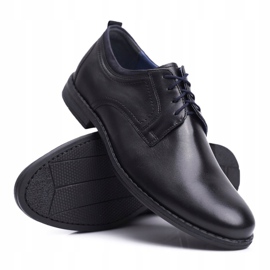 Men's Brogues Shoes Casual Nikopol Leather Black 1726 2