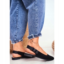 Women's Suede Ballerinas Sergio Leone BL615 Black Lilon 2 Women's Suede Ballerinas Sergio Leone BL615 Black Lilon 2