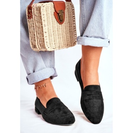 Women's Loafers Suede Sergio Leone MK734 Black Nebbi 1 Women's Loafers Suede Sergio Leone MK734 Black Nebbi 1