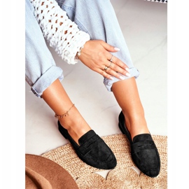 Women's Loafers Suede Sergio Leone MK734 Black Nebbi 2 Women's Loafers Suede Sergio Leone MK734 Black Nebbi 2