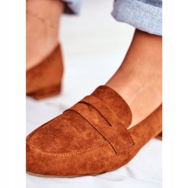 Women's Loafers Suede Sergio Leone MK734 Camel Nebbi brown 2