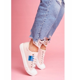 Women's Sneakers Big Star Openwork Pink FF274033 1 Women's Sneakers Big Star Openwork Pink FF274033 1