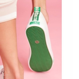 Women's Sneakers Big Star Green and White FF274088 1