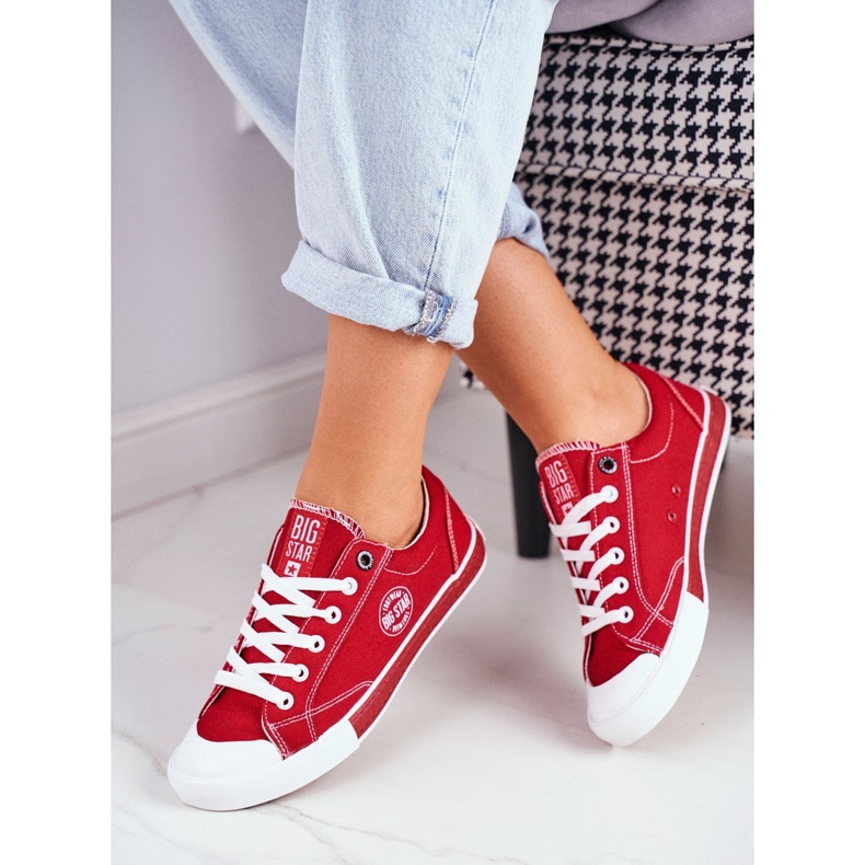 Women's Sneakers Big Star Red FF274226 1