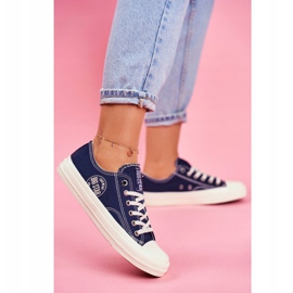 Women's Sneakers Big Star Navy Blue FF274125 2