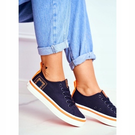 Women's Sneakers Big Star Navy Blue FF274A070 1