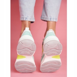 Women's Sport Leather Shoes GOE Mint White FF2N3011 green 1 Women's Sport Leather Shoes GOE Mint White FF2N3011 green 1