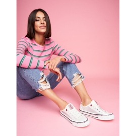 Women's Sneakers Cross Jeans White Mesh FF2R4016C 1