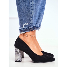 Women's Pumps On Heel Sergio Leone Black PB216 2