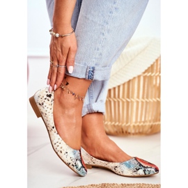 Women's Ballerinas Sergio Leone Red Snake BL611 Nemsis multicolored 1