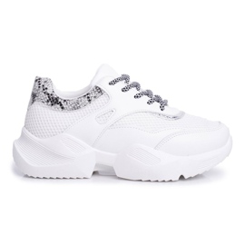 PS1 Women's Sport Shoes White Snake Giselle 1