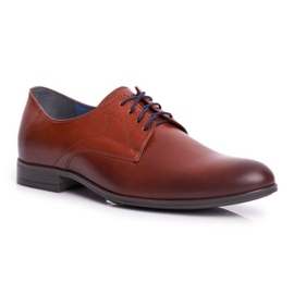 Men's Brogues Shoes Casual Nikopol Leather Brown 1735 BC40 1
