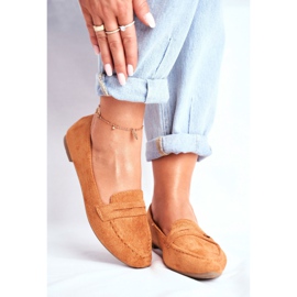 BUGO Women's Loafers Suede CH-1M6 Camel Laveria brown 2