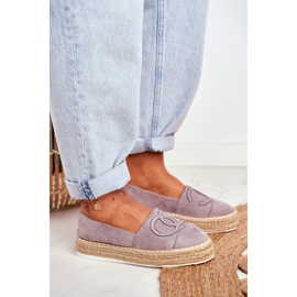 SEA Women's Espadrilles Thick Linen Sole Gray Febi grey 2