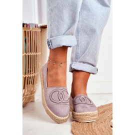 SEA Women's Espadrilles Thick Linen Sole Gray Febi grey 1