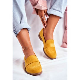 SEA Women's Brogues Suede Yellow Cintra 2