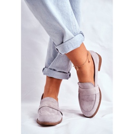 SEA Women's Brogues Suede Gray Cintra grey 2