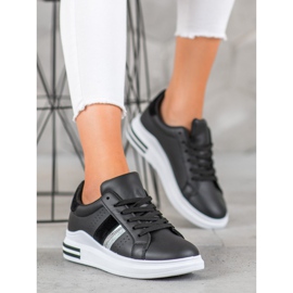 SHELOVET Stylish Sneakers black 1 SHELOVET Stylish Sneakers black 1