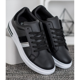 SHELOVET Stylish Sneakers black 2 SHELOVET Stylish Sneakers black 2