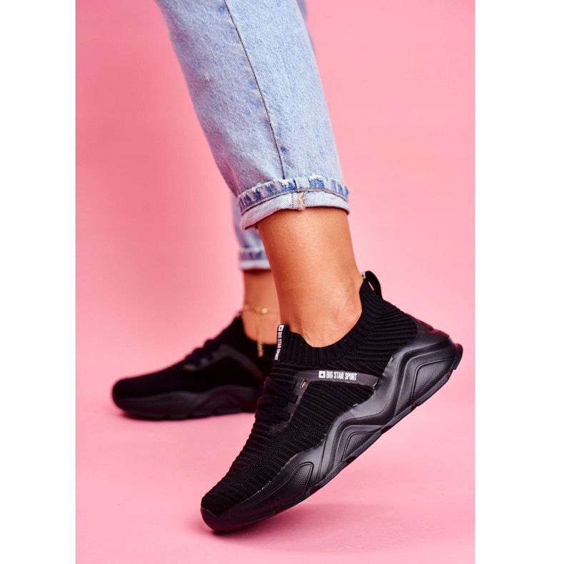 Women's Sport Shoes Big Star Black FF274955 1