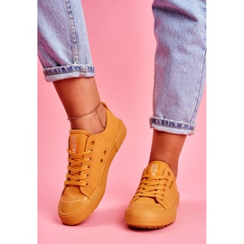 Women's Sneakers Big Star Yellow FF274A086 1 Women's Sneakers Big Star Yellow FF274A086 1
