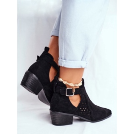 Bellucci Women's spring boots with a cut Black Rita 2